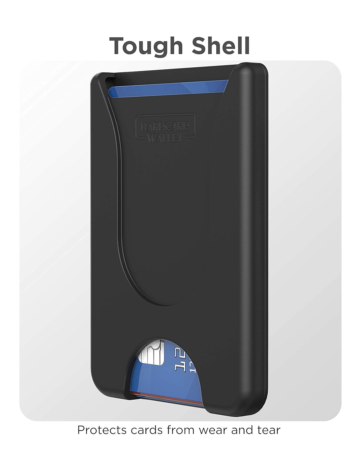 ENCASED ENCASED Stick On Phone Wallet Card Holder Compatible with PopSocket Holds Up to 4 Cards Black - View 4 of 7