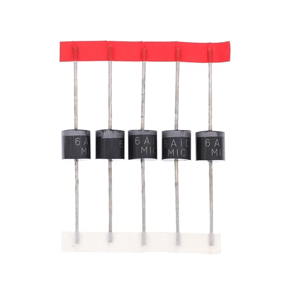 20PCS 6A10 Rectifier Diode 6A 1000V R-6 Axial High Performance Diodes for Reliable Power Conversion