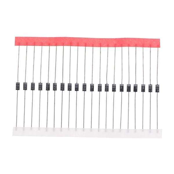 100PCS 1N4003 Rectifier Diode 1A 200V DO-41 - High Quality Axial Diodes for Reliable Performance