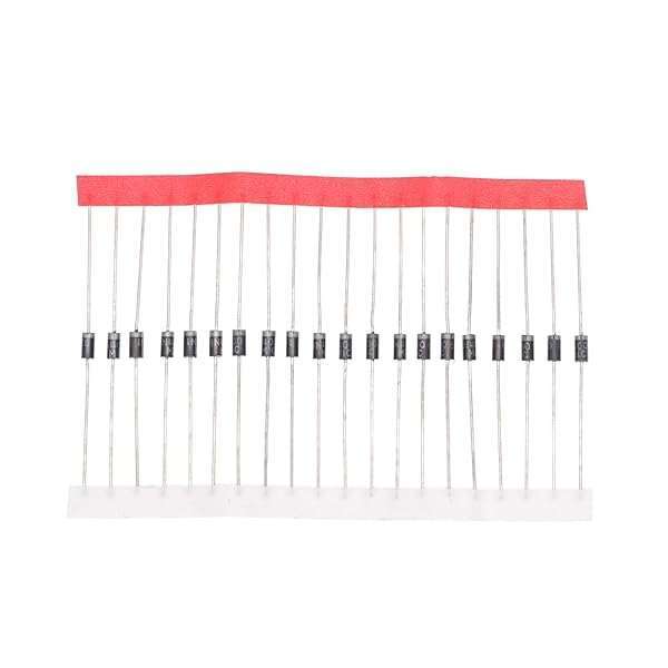 100PCS 1N4006 Rectifier Diode 1A 800V DO-41 - High-Quality Axial Diodes for Reliable Performance