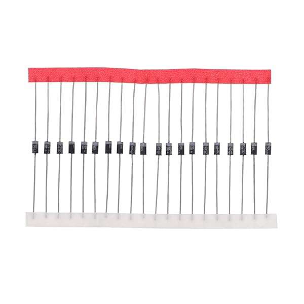 100PCS 1N4005 Rectifier Diodes - 1A 600V DO-41 Axial - High Quality & Reliable Performance