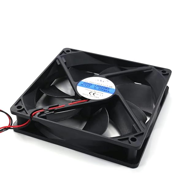 Othmro Othmro Brushless Cooling Radiators Case Fan Black 120mm 3PCS High Performance 12V 3.6W 0.3A for Efficient Cooling Solutions - View 7 of 8