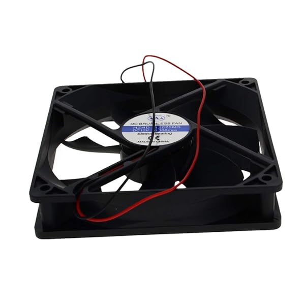 Othmro Othmro Brushless Cooling Radiators Case Fan Black 120mm 3PCS High Performance 12V 3.6W 0.3A for Efficient Cooling Solutions - View 8 of 8