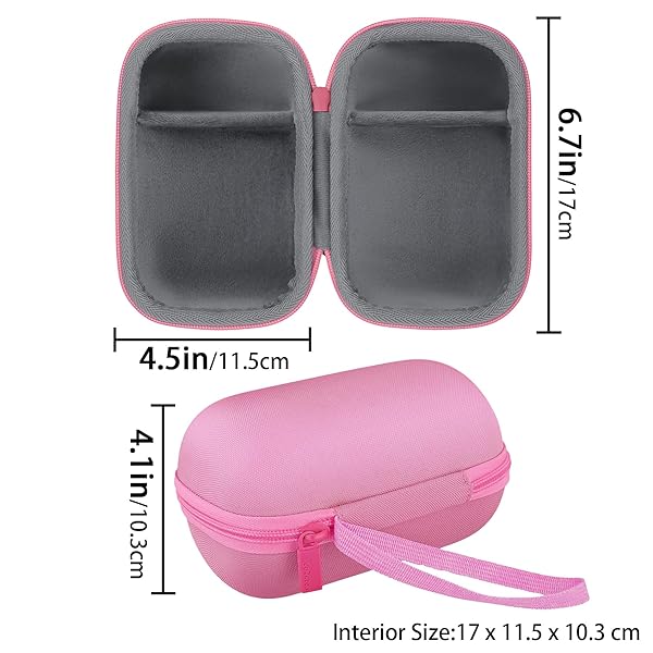 co2CREA co2CREA Hard Travel Case for Ultimate Ears WONDERBOOM 4 Play 3 2 Small Portable Bluetooth Speaker Pink Case - View 5 of 8