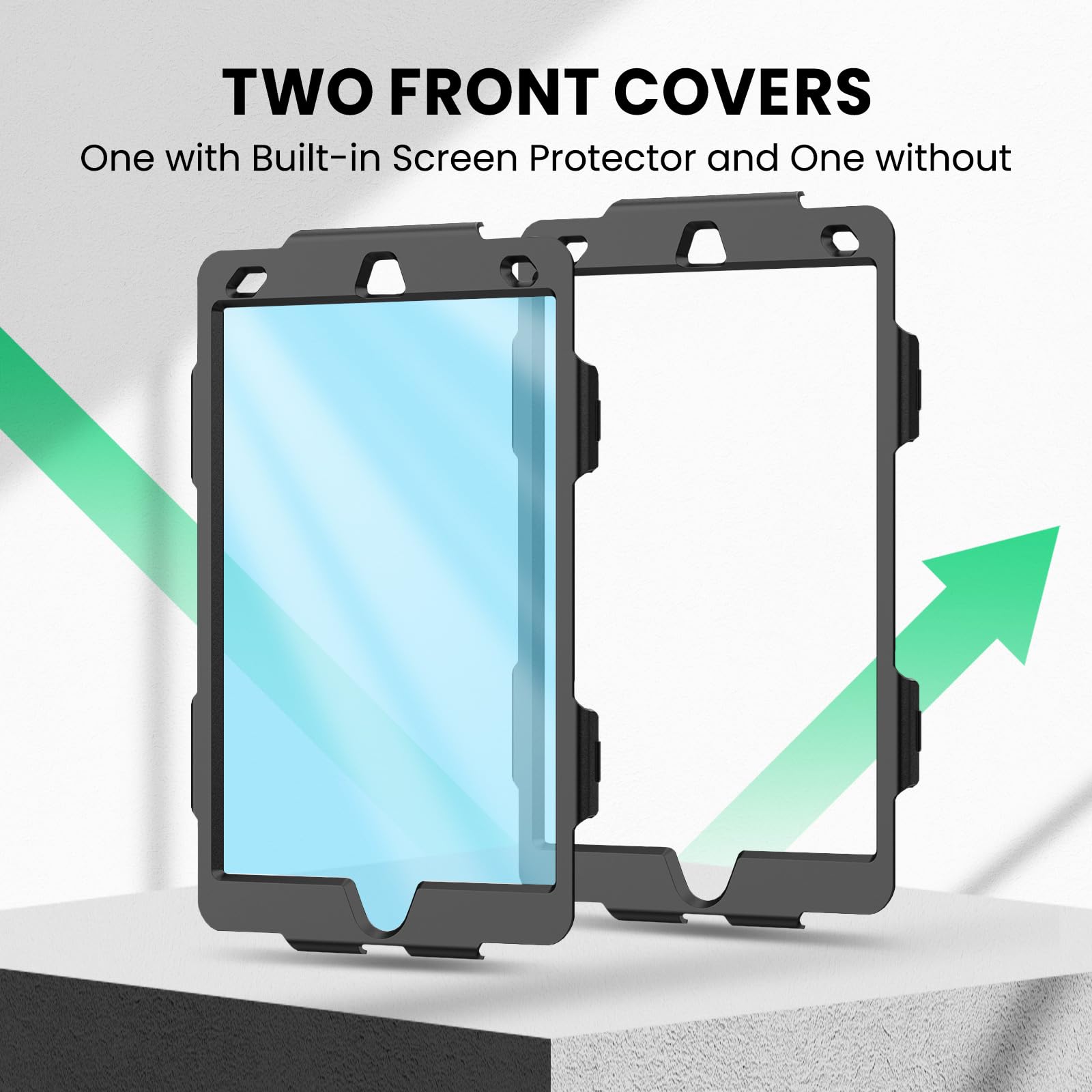 SEYMAC SEYMAC Heavy Duty iPad 9th 8th 7th Generation Case 10.2 Inch Shockproof with Screen Protector Rotating Stand Handle Shoulder Strap Pink - View 8 of 9