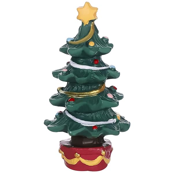 POPETPOP POPETPOP Christmas Aquarium Decoration: Creative Resin Fish Tank Tree for Betta & Aquatic Decor