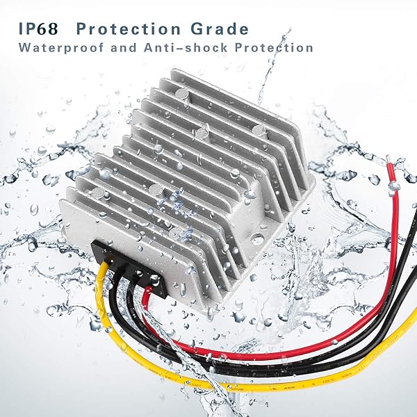 YIPBOWPT Golf Cart Voltage Reducer Converter 48V to 12V 20A 240W DC Regulator for Club Car High Performance Power Solution - View 4 of 7