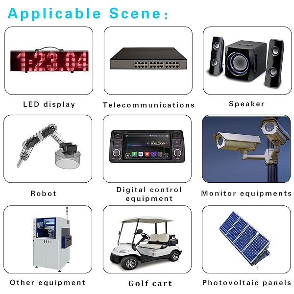 YIPBOWPT Golf Cart Voltage Reducer Converter 48V to 12V 20A 240W DC Regulator for Club Car High Performance Power Solution - View 7 of 7