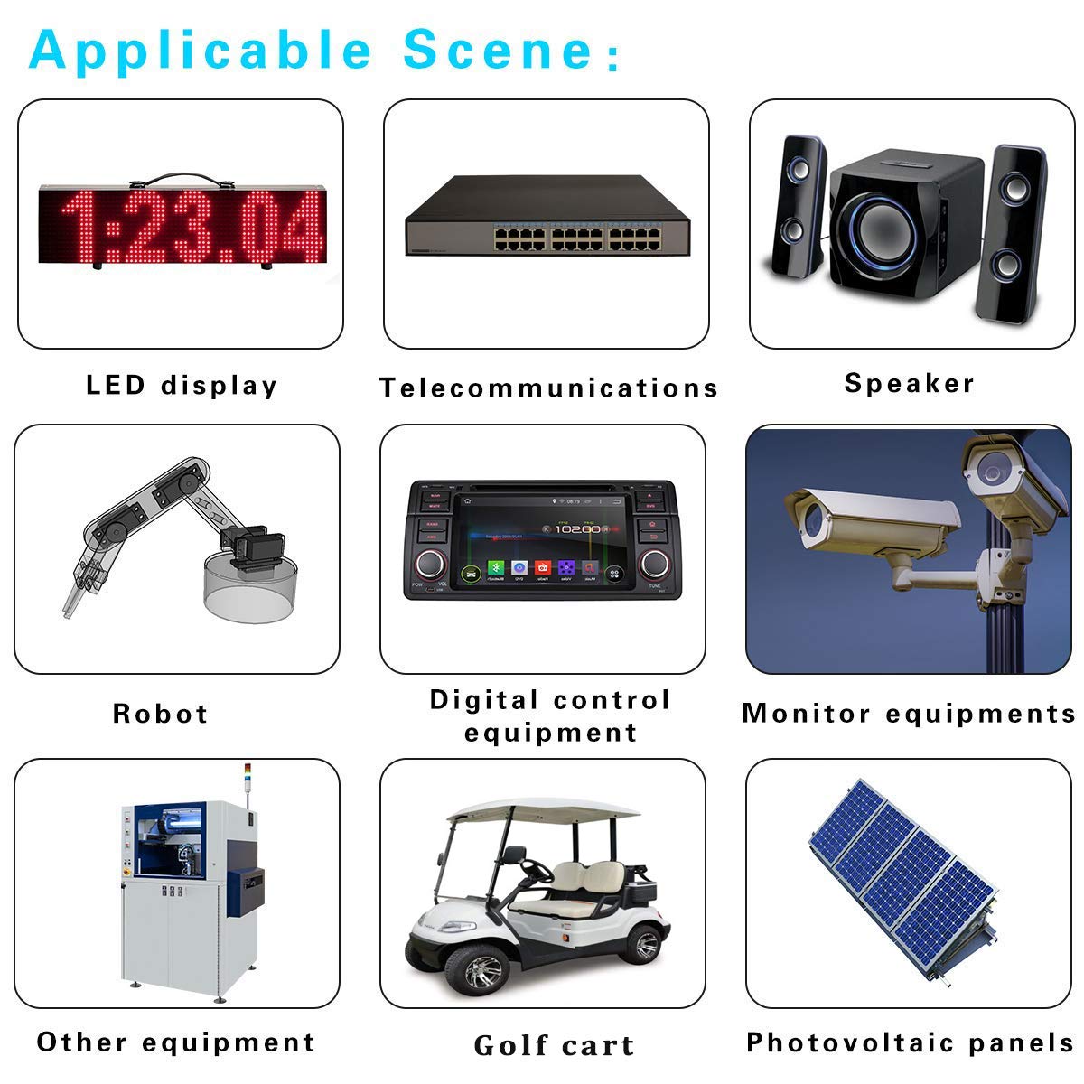 YIPBOWPT DC Voltage Converter Boost 12V to 24V 3A 72W Waterproof Module Transformer for Golf Cart Club Car - View 7 of 7