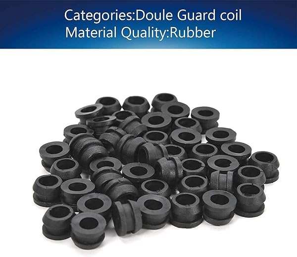 Fielect Fielect 50Pcs Rubber Grommets 6mm Inner Diameter Oil Resistant for Wiring and Cable Black Gaskets - View 7 of 7