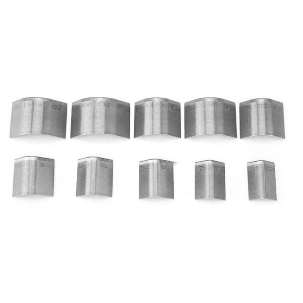 Hztyyier 10pcs Corner Trimmers Set - Leathercraft Cutter for Wallets & Belts | Metal Corner Punch Tool - View 3 of 8