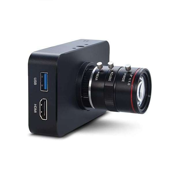 MOKOSE Buy MOKOSE 12MP HDMI Camera - 1080P USB HD Streaming & 4K@30FPS with 6-12mm Manual Zoom Lens for Teaching & Recording
