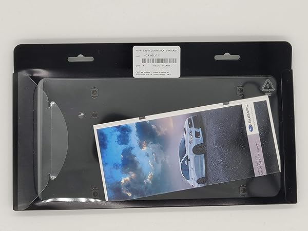 Subaru Subaru Front License Plate Bracket SOA342L171 Compatible with Outback Legacy WRX STi Impreza Forester Tribeca Crosstrek BRZ Ascent Solterra - View 2 of 2