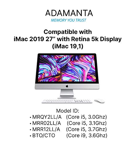 Adamanta 128GB Memory Upgrade for 2020 and 2019 Apple iMac 27 inch Retina 5K Display DDR4 2666Mhz SODIMM RAM - View 6 of 6