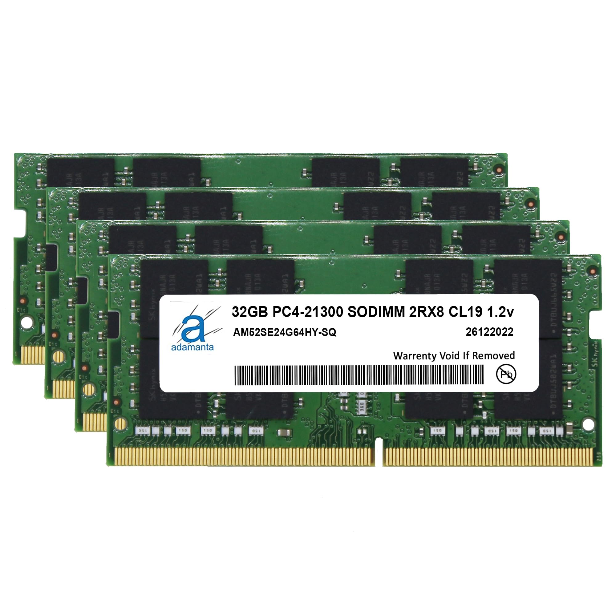 Adamanta 128GB Memory Upgrade for 2020 and 2019 Apple iMac 27 inch Retina 5K Display DDR4 2666Mhz SODIMM RAM