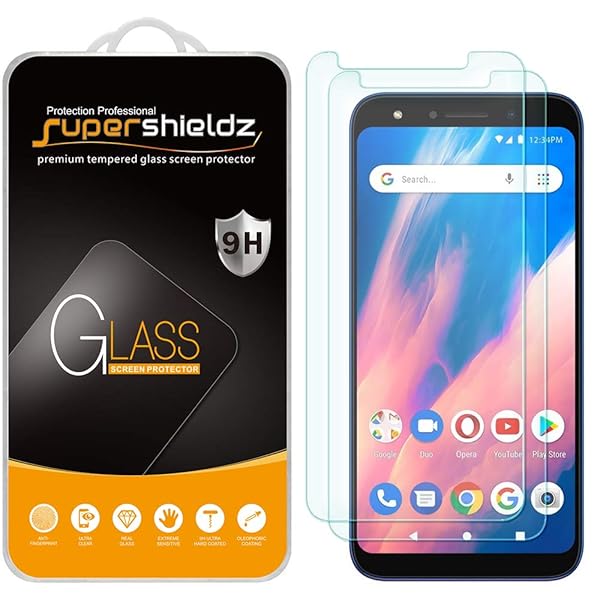 Supershieldz 2 Pack Tempered Glass Screen Protector for BLU G6 Anti Scratch Bubble Free Protection