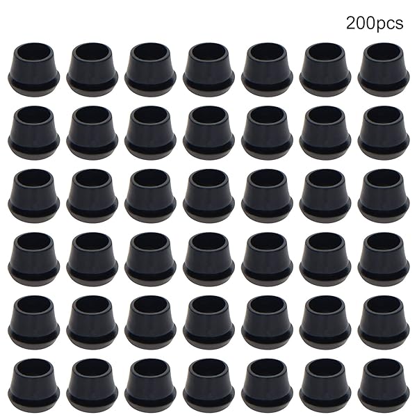 Fielect Fielect 200Pcs Rubber Grommets 7mm Inner Diameter Oil Resistant for Wiring and Cable Black - View 5 of 7