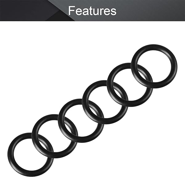 Othmro Othmro 20pcs Nitrile Rubber O-Rings 14mm OD 10mm ID 2mm Width for Reliable Metric Sealing Gasket - View 4 of 4