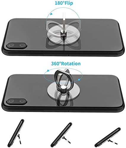 JCSMARTEC 4Pcs Cute Dogs Cats Phone Ring Holder Stand 360 Rotation Finger Grip Kickstand Mount for Cellphones and Tablets - View 6 of 7