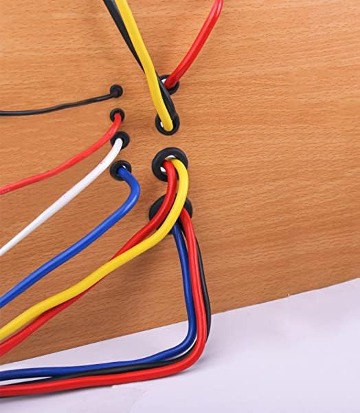 Fielect Fielect 50Pcs 8mm Rubber Grommets Oil Resistant for Wiring Cable Black Durable Armature Grommets - View 6 of 7