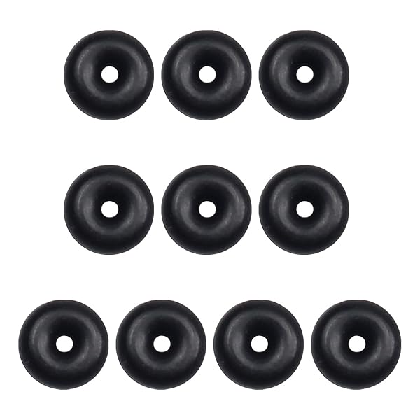 Othmro Othmro 250pcs Nitrile Rubber O-Rings 2mm Wire Dia 7mm OD for Oil Air Sealing Professional Plumbing Car Repair Black - View 4 of 7