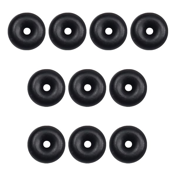 Othmro Othmro 250pcs Nitrile Rubber O-Rings 2mm Wire Dia 7mm OD for Oil Air Sealing Professional Plumbing Car Repair Black - View 7 of 7