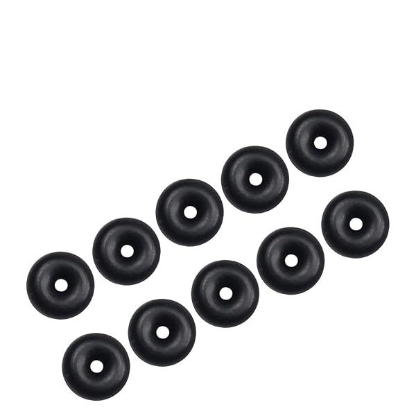 Othmro 250pcs Nitrile Rubber O-Rings 2mm Wire Dia 7mm OD for Oil Air Sealing Professional Plumbing Car Repair Black