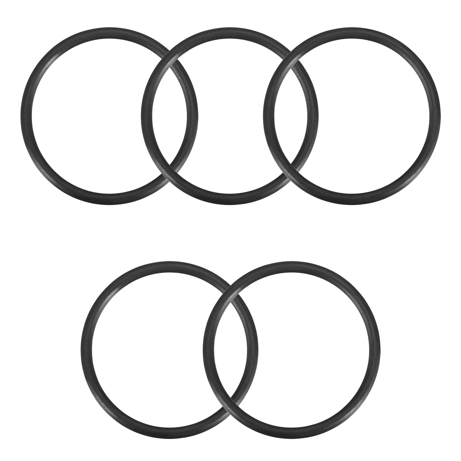 Othmro Othmro 10Pcs Nitrile Rubber O-Rings 37mm OD 33mm ID 2mm Width for Reliable Sealing Solutions - View 5 of 7