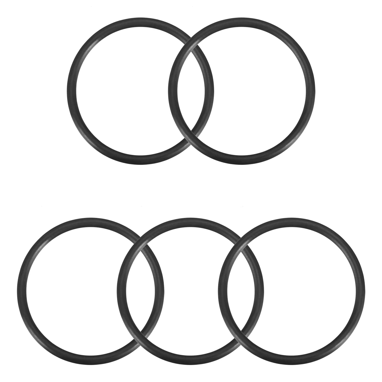 Othmro 10Pcs Nitrile Rubber O-Rings 37mm OD 33mm ID 2mm Width for Reliable Sealing Solutions