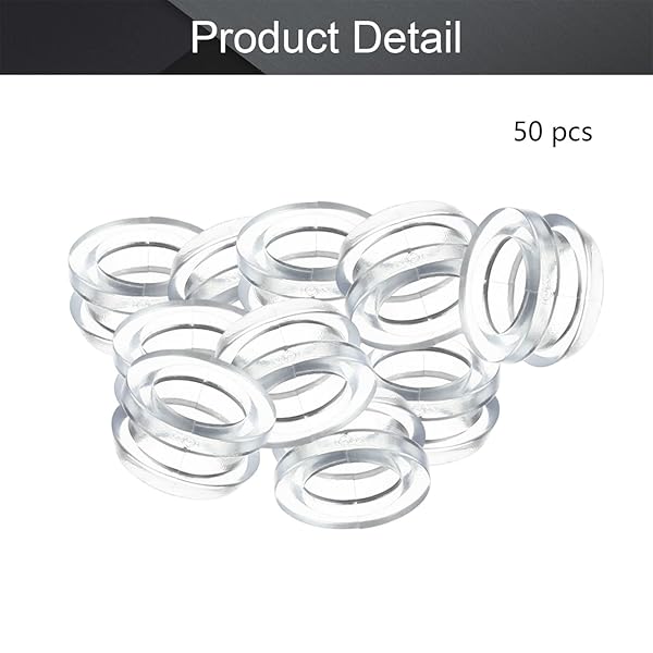 Fielect Fielect 50Pcs 8mm Rubber Grommets Oil Resistant for Wiring Cable Transparent - View 6 of 7