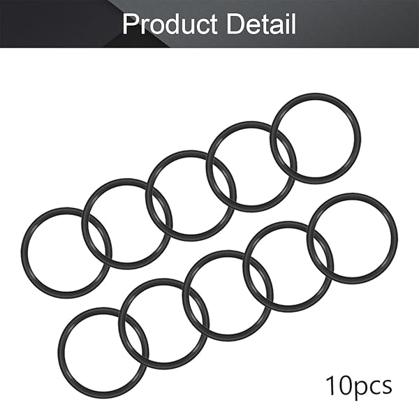 Othmro Othmro 10pcs Nitrile Rubber O-Rings 2mm Wire Dia 36mm OD Metric Washers for Oil Air Sealing Professional Plumbing Car Repair - View 4 of 9