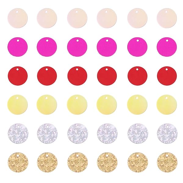OLYCRAFT OLYCRAFT 6 Boxes 12mm Metallic Flat Round Sequins for Jewelry, Crafts & Embroidery - 6 Vibrant Colors - View 5 of 6