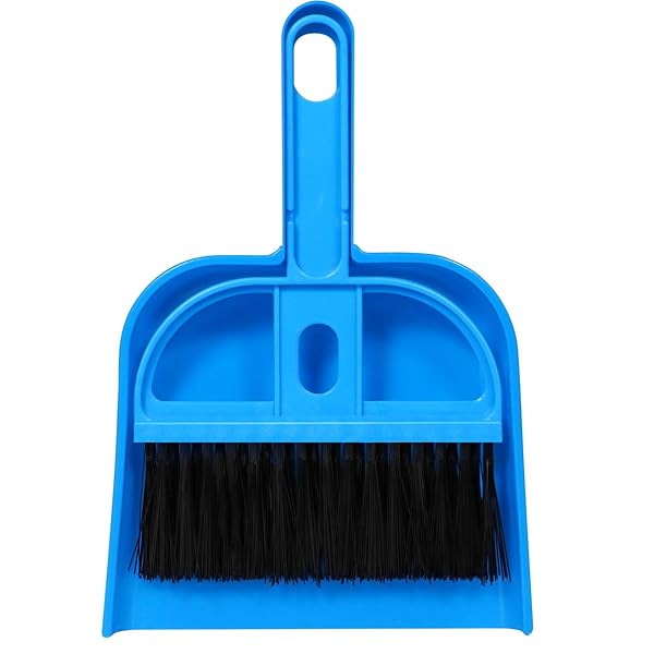 POPETPOP POPETPOP Mini Dustpan & Brush Set - Portable Cleaner for Guinea Pigs, Cats, Hamsters & More (Random Color)