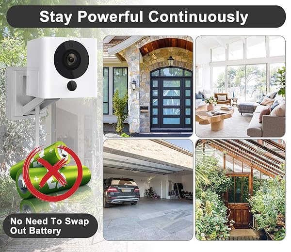 Itramax Itramax 30 FT Micro USB Power Cable 2 Pack Flat Charger for Wyze Cam V3 V4 Yi Cam Nest Cam Blink Mini XT Arlo Q Zmodo - View 8 of 9