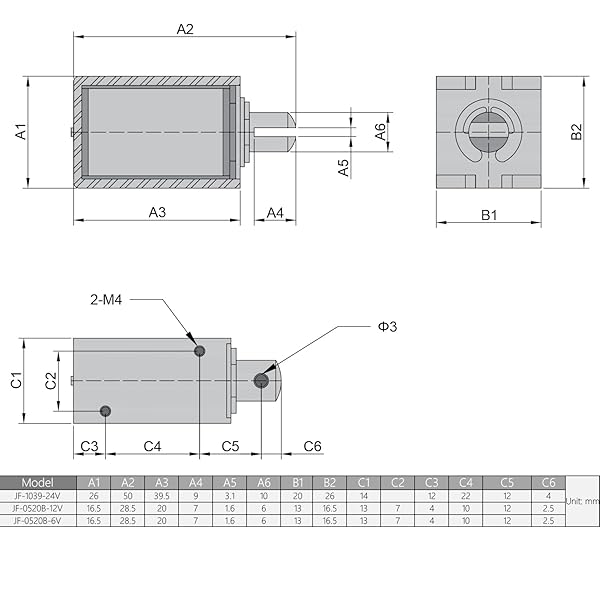 Fielect Fielect DC 12V 25N Pull Type Solenoid Electromagnet 10mm Stroke Open Frame Linear Motion JF-1039-12V - View 3 of 9