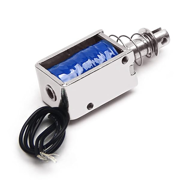 Fielect Fielect DC 12V 25N Pull Type Solenoid Electromagnet 10mm Stroke Open Frame Linear Motion JF-1039-12V - View 5 of 9