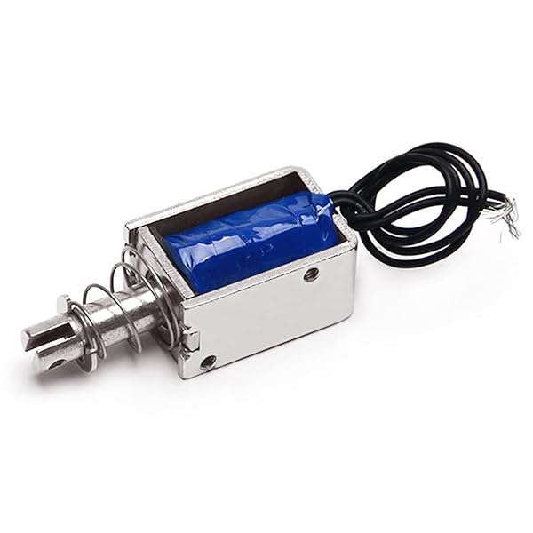 Fielect Fielect DC 12V 25N Pull Type Solenoid Electromagnet 10mm Stroke Open Frame Linear Motion JF-1039-12V