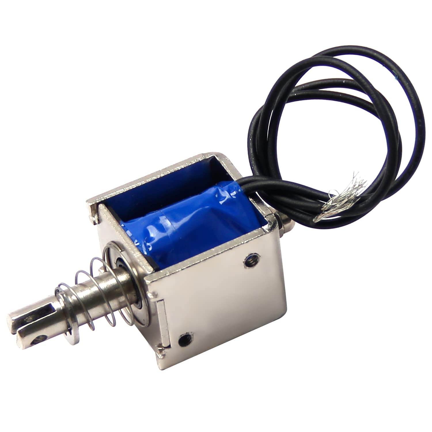 Fielect Fielect DC 12V 2A 20N 10mm Stroke Pull Type Solenoid Electromagnet Open Frame Linear Motion JF-0826-12V - View 7 of 9