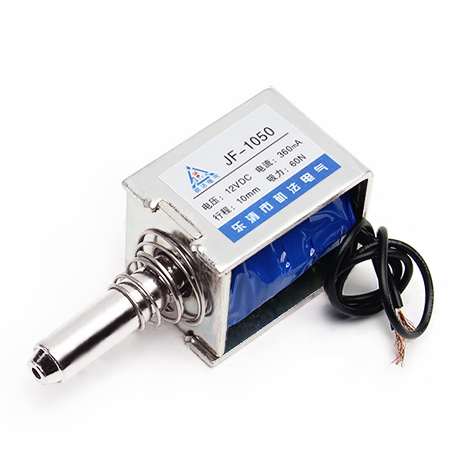 Fielect Fielect DC 12V 2A 20N 10mm Stroke Pull Type Solenoid Electromagnet Open Frame Linear Motion JF-0826-12V - View 8 of 9