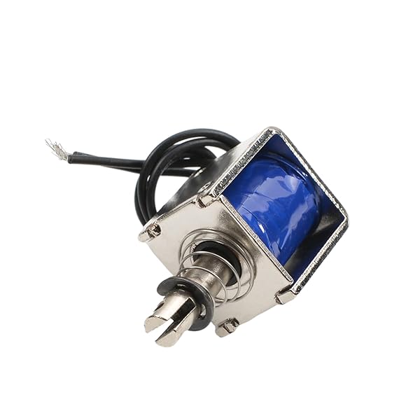 Fielect Fielect DC 12V 2A 20N 10mm Stroke Push Pull Solenoid Electromagnet Open Frame Linear Motion JF-0826-12V - View 4 of 9