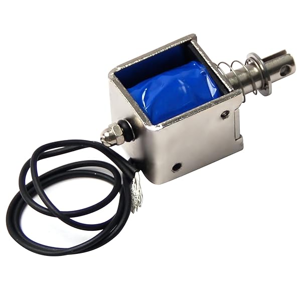 Fielect Fielect DC 12V 2A 20N 10mm Stroke Push Pull Solenoid Electromagnet Open Frame Linear Motion JF-0826-12V - View 6 of 9