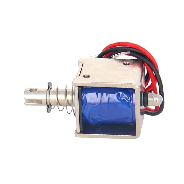 Fielect Fielect DC 6V 20N Push Pull Solenoid Electromagnet 2A 12W 10mm Stroke Open Frame Linear Motion JF-0826B-6V - View 5 of 7
