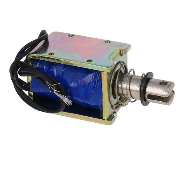 Fielect Fielect DC 12V 25N Push Pull Solenoid Electromagnet 10mm Stroke Open Frame Linear Motion JF-1040B-12V - View 2 of 7