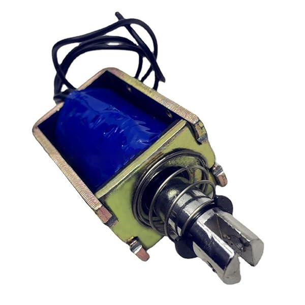 Fielect Fielect DC 12V 25N Push Pull Solenoid Electromagnet 10mm Stroke Open Frame Linear Motion JF-1040B-12V - View 4 of 7