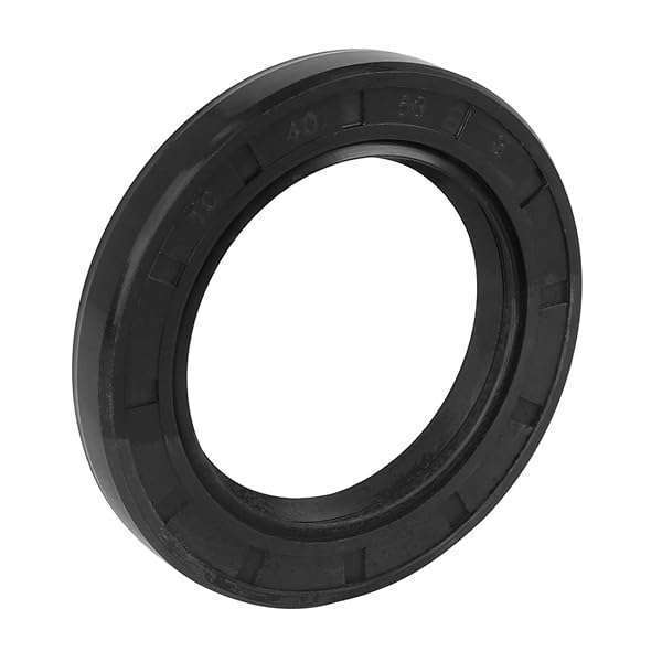 X AUTOHAUX X AUTOHAUX 40mm x 60mm x 8mm Black Rubber Double Lip TC Oil Shaft Seal for Cars