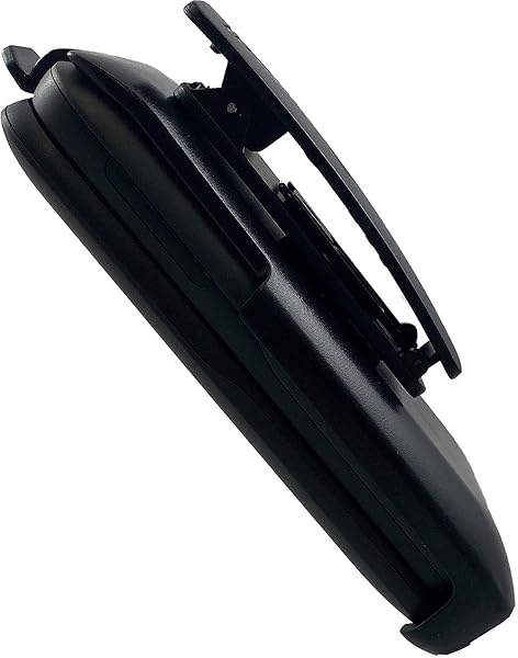 Nakedcellphone Holster for Alcatel Smartflip Go Flip 3 Nakedcellphone Black Rotating Belt Clip Holder Case with Kickstand - View 9 of 9