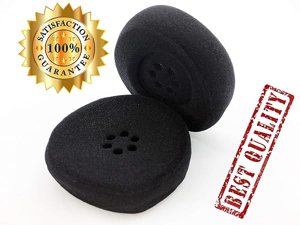 AVIMABASICS Premium Earpads Sponge Foam Ear Cushions for Plantronics SupraPlus Wireless Headsets Repair Parts 1 Pair - View 2 of 6