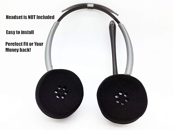 AVIMABASICS Premium Earpads Sponge Foam Ear Cushions for Plantronics SupraPlus Wireless Headsets Repair Parts 1 Pair - View 5 of 6