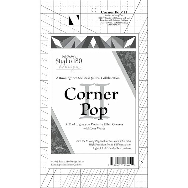 Studio 180 Design Corner Pop II Tool by Studio 180 Design: 21 Size Options for Perfect Folded Corners