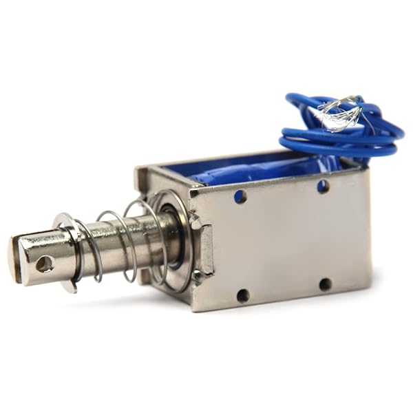 Fielect Fielect DC 24V 25N Push Pull Solenoid Electromagnet 10mm Stroke Open Frame Linear Motion JF-1040-24V 1Pcs - View 7 of 9